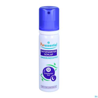 Sie sehen eine Packung Puressentiel Entspannender Schlaf Spray +12 Aetherischen Oelen 75ml, Produktbild: 06 Puressentiel Entspannender Schlaf Spray +12 Aetherischen Oelen 75ml, A-Nr.: 3831836 - 06