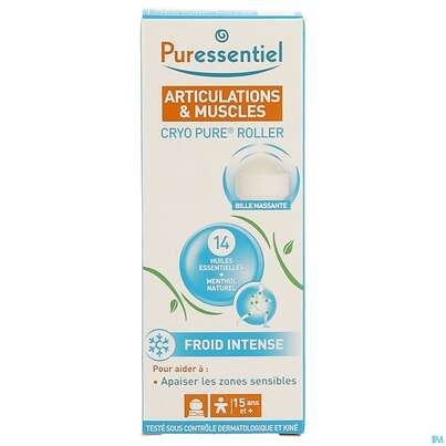 Puressentiel Gelenke Roll On +aetherische Oele Cryo Kuehlend 75ml, A-Nr.: 5105815 - 01