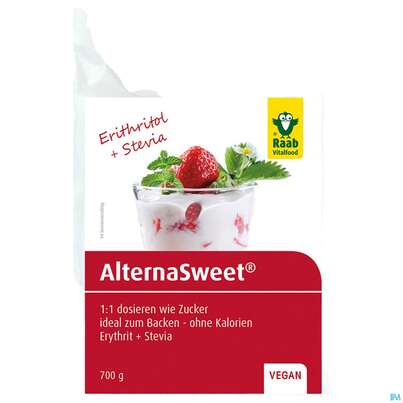 Sie sehen eine Packung Raab Alternasweet Pulver 700g, Produktbild: 02 Raab Alternasweet Pulver 700g, A-Nr.: 4368524 - 02