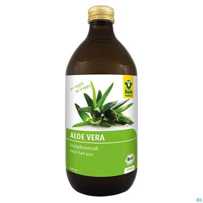 Sie sehen eine Packung Raab Bio Aloe Vera Saft 0.5l, Produktbild: 01 Raab Bio Aloe Vera Saft 0.5l, A-Nr.: 4350671 - 01