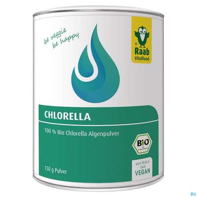 Sie sehen eine Packung Raab Bio Chlorella Pulver 150g, Produktbild: 01 Raab Bio Chlorella Pulver 150g, A-Nr.: 4346876 - 01