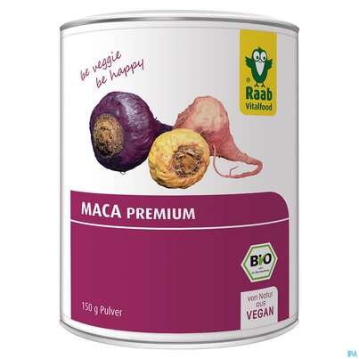 Sie sehen eine Packung Raab Bio Maca Pulver 150g, Produktbild: 03 Raab Bio Maca Pulver 150g, A-Nr.: 4362993 - 03