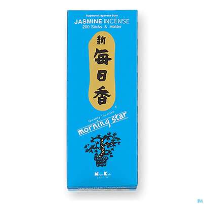 Sie sehen eine Packung Raeucherstaebchen Nippon K Jasmin 200st, Produktbild: 01 Raeucherstaebchen Nippon K Jasmin 200st, A-Nr.: 4905028 - 01
