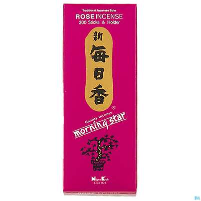 Sie sehen eine Packung Raeucherstaebchen Nippon K Rose 200st, Produktbild: 02 Raeucherstaebchen Nippon K Rose 200st, A-Nr.: 4905057 - 02