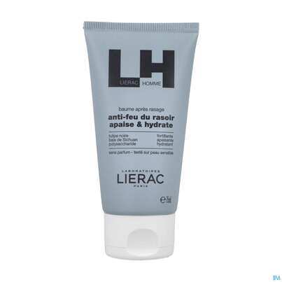 Sie sehen eine Packung Rasiercreme,-seife,-wasser Lierac Homme After Shave Balm 75ml, Produktbild: 02 Rasiercreme,-seife,-wasser Lierac Homme After Shave Balm 75ml, A-Nr.: 5607876 - 02