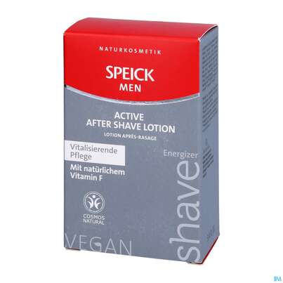Sie sehen eine Packung Rasiercreme,-seife,-wasser Speick Men/active After Shave Lotion Nr 61 100ml, Produktbild: 05 Rasiercreme,-seife,-wasser Speick Men/active After Shave Lotion Nr 61 100ml, A-Nr.: 4196603 - 05