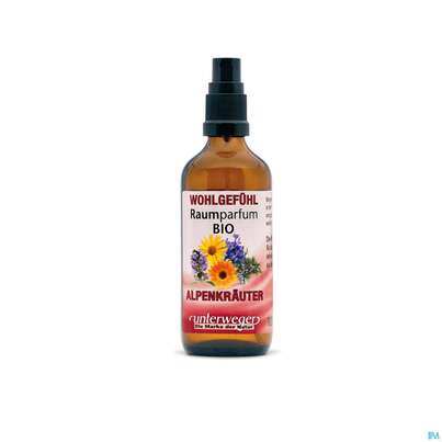 Sie sehen eine Packung Raumparfum Bio Wohlgefuehl Alpenkraeuter 100ml, Produktbild: 02 Raumparfum Bio Wohlgefuehl Alpenkraeuter 100ml, A-Nr.: 4364236 - 02