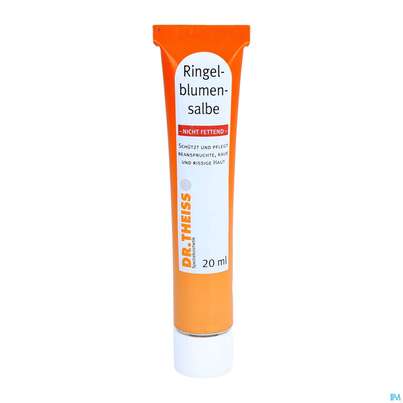 Sie sehen eine Packung Ringelblumen Salbe Dr.theiss Nicht Fettend 20ml, Produktbild: 06 Ringelblumen Salbe Dr.theiss Nicht Fettend 20ml, A-Nr.: 3109430 - 06