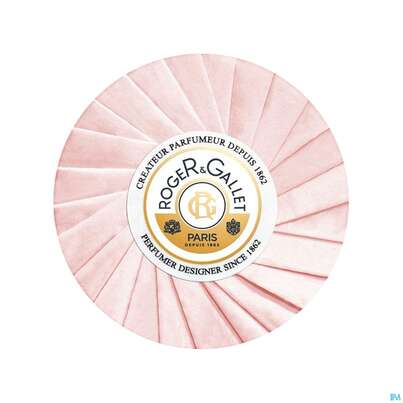 Sie sehen eine Packung Roger&gallet Rose Parfümierte Seife 100g, Produktbild: 01 Roger&gallet Rose Parfümierte Seife 100g, A-Nr.: 4405596 - 01