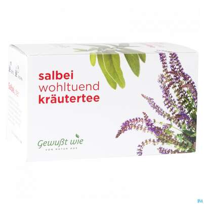 Sie sehen eine Packung Salbei Tee Gewusst Wie Beute 20st, Produktbild: 02 Salbei Tee Gewusst Wie Beute 20st, A-Nr.: 4622709 - 02