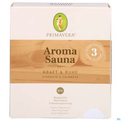 Sie sehen eine Packung Saunaoel Primavera/aroma Set Sauna Harmonie +erdung 1st, Produktbild: 01 Saunaoel Primavera/aroma Set Sauna Harmonie +erdung 1st, A-Nr.: 5683067 - 01