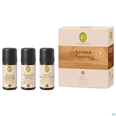 Sie sehen eine Packung Saunaoel Primavera/aroma Set Sauna Harmonie +erdung 1st, Produktbild: 05 Saunaoel Primavera/aroma Set Sauna Harmonie +erdung 1st, A-Nr.: 5683067 - 05