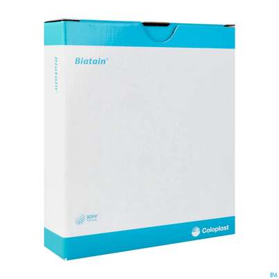 Sie sehen eine Packung Schaumverband Biatain/ibu Nicht Haftend 5x 7cm Nr 4105 5st, Produktbild: 02 Schaumverband Biatain/ibu Nicht Haftend 5x 7cm Nr 4105 5st, A-Nr.: 3731649 - 02