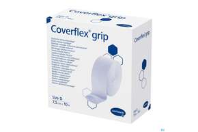 Schlauchverband Coverflex/grip Weiss Gr.hand-arm-fuss-untersc 10mx 7,5cm Gr.d 1st, A-Nr.: 4902998 - 01