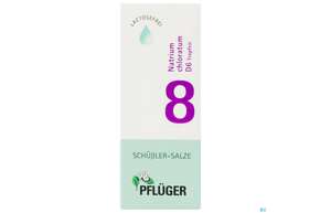 Sie sehen eine Packung Schuess 8 Na Chl D 6 Pflu 30ml, Produktbild: 01 Schuess 8 Na Chl D 6 Pflu 30ml, A-Nr.: 3703601 - 01