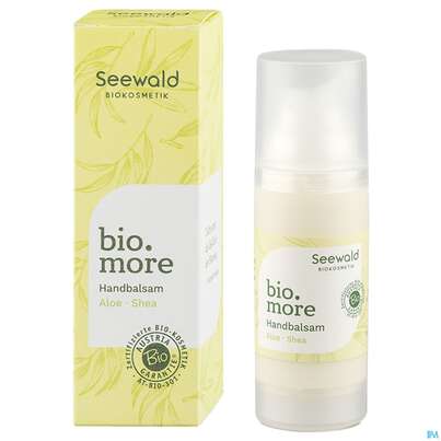 Sie sehen eine Packung Seewald Bio.more Handbalsam 50ml, Produktbild: 02 Seewald Bio.more Handbalsam 50ml, A-Nr.: 5379346 - 02