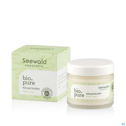 Sie sehen eine Packung Seewald Bio.pure Körperbutter 100ml, Produktbild: 01 Seewald Bio.pure Körperbutter 100ml, A-Nr.: 5379317 - 01