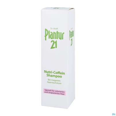 Sie sehen eine Packung Shampoon Plantur/21 Nutri Coffein 250ml, Produktbild: 02 Shampoon Plantur/21 Nutri Coffein 250ml, A-Nr.: 3940666 - 02