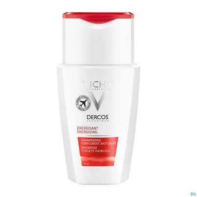 Sie sehen eine Packung Shampoon Vichy/dercos Vital-shampoo Aminexil 100ml, Produktbild: 01 Shampoon Vichy/dercos Vital-shampoo Aminexil 100ml, A-Nr.: 3741576 - 01