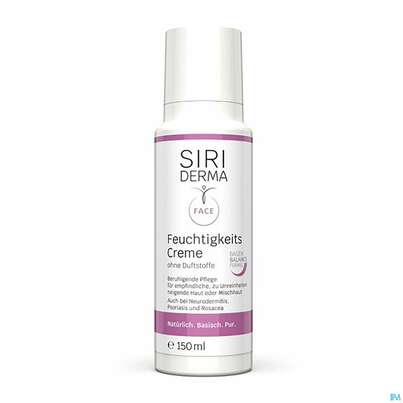Siriderma Feuchtigkeitscreme Ohne Duftstoffe 150ml, A-Nr.: 4156911 - 02