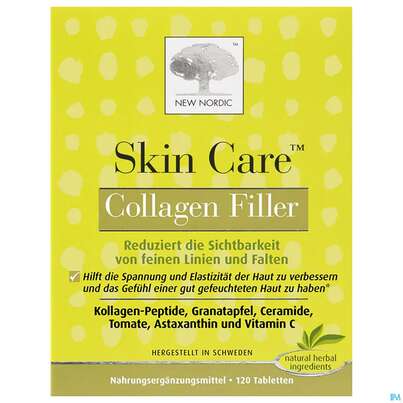 Sie sehen eine Packung Skin Care Collagen Filler Tabl 120st, Produktbild: 02 Skin Care Collagen Filler Tabl 120st, A-Nr.: 5104939 - 02