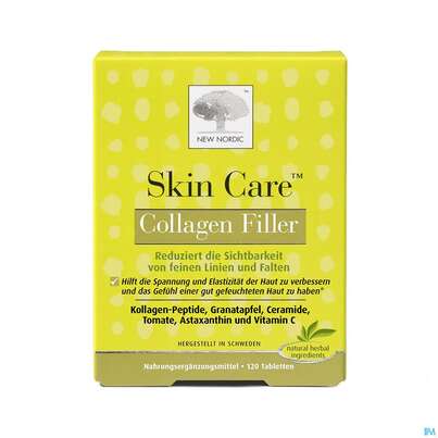 Sie sehen eine Packung Skin Care Collagen Filler Tabl 120st, Produktbild: 05 Skin Care Collagen Filler Tabl 120st, A-Nr.: 5104939 - 05