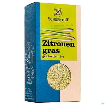 Sie sehen eine Packung Sonnentor Bio Zitronengras Geschnitten 00720 25g, Produktbild: 01 Sonnentor Bio Zitronengras Geschnitten 00720 25g, A-Nr.: 3740223 - 01