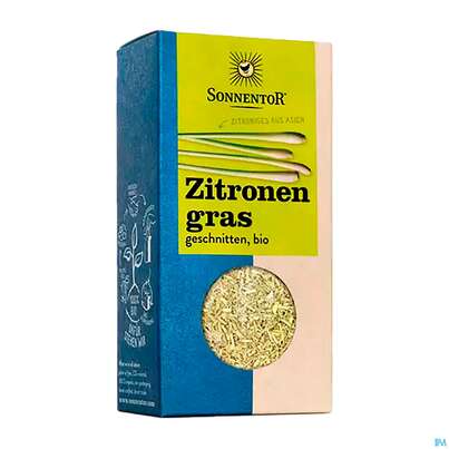 Sie sehen eine Packung Sonnentor Bio Zitronengras Geschnitten 00720 25g, Produktbild: 02 Sonnentor Bio Zitronengras Geschnitten 00720 25g, A-Nr.: 3740223 - 02