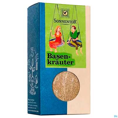 Sie sehen eine Packung Sonnentor Gewuerzmischung/bio Basen Kraeuter 00715 35g, Produktbild: 01 Sonnentor Gewuerzmischung/bio Basen Kraeuter 00715 35g, A-Nr.: 3739220 - 01