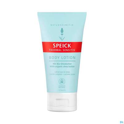 Sie sehen eine Packung Speick Thermal/sensitive Bodylotion Nr 61160 150ml, Produktbild: 01 Speick Thermal/sensitive Bodylotion Nr 61160 150ml, A-Nr.: 4196661 - 01
