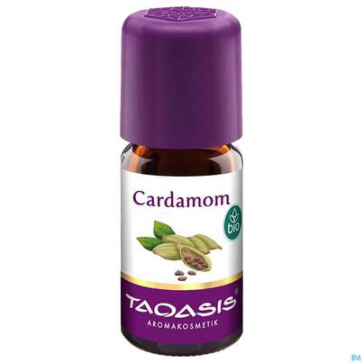 Sie sehen eine Packung Taoasis Cardamomöl Bio 5ml, Produktbild: 01 Taoasis Cardamomöl Bio 5ml, A-Nr.: 4052643 - 01