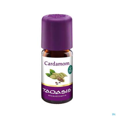 Sie sehen eine Packung Taoasis Cardamomöl Bio 5ml, Produktbild: 02 Taoasis Cardamomöl Bio 5ml, A-Nr.: 4052643 - 02