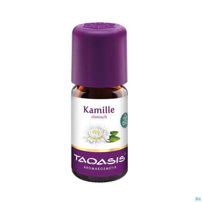 Sie sehen eine Packung Taoasis Kamillenöl Römisch Bio 5ml, Produktbild: 03 Taoasis Kamillenöl Römisch Bio 5ml, A-Nr.: 4919941 - 03