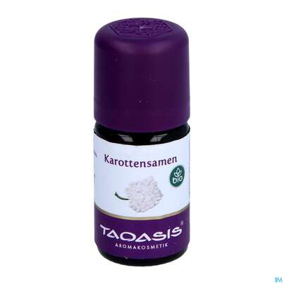Sie sehen eine Packung Taoasis Karottensamenöl Bio 5ml, Produktbild: 01 Taoasis Karottensamenöl Bio 5ml, A-Nr.: 4558242 - 01