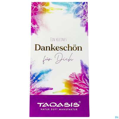 Sie sehen eine Packung Taoasis Mini-duftset Dankeschoen +duftvlies 1st, Produktbild: 01 Taoasis Mini-duftset Dankeschoen +duftvlies 1st, A-Nr.: 5427507 - 01
