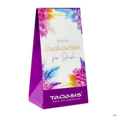 Sie sehen eine Packung Taoasis Mini-duftset Dankeschoen +duftvlies 1st, Produktbild: 02 Taoasis Mini-duftset Dankeschoen +duftvlies 1st, A-Nr.: 5427507 - 02