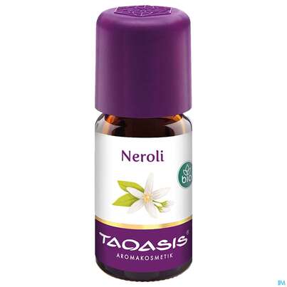 Sie sehen eine Packung Taoasis Neroliöl Rein Bio 5ml, Produktbild: 01 Taoasis Neroliöl Rein Bio 5ml, A-Nr.: 3165115 - 01
