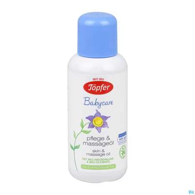 Sie sehen eine Packung Toepfer Babycare Pflege-oel Vegan 100ml, Produktbild: 06 Toepfer Babycare Pflege-oel Vegan 100ml, A-Nr.: 3973708 - 06