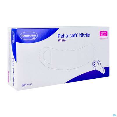 Untersuchungshandschuhe Peha/soft/puderfrei Nitrile Unsteril White Xl 180st, A-Nr.: 3994076 - 03