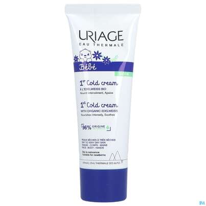 Sie sehen eine Packung Uriage Baby Cold Cream 75ml, Produktbild: 09 Uriage Baby Cold Cream 75ml, A-Nr.: 5617521 - 09