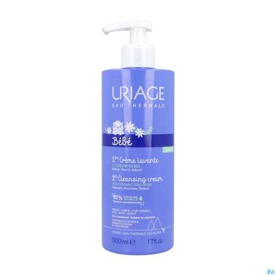 Sie sehen eine Packung Uriage Baby Duschcreme 500ml, Produktbild: 02 Uriage Baby Duschcreme 500ml, A-Nr.: 5617716 - 02