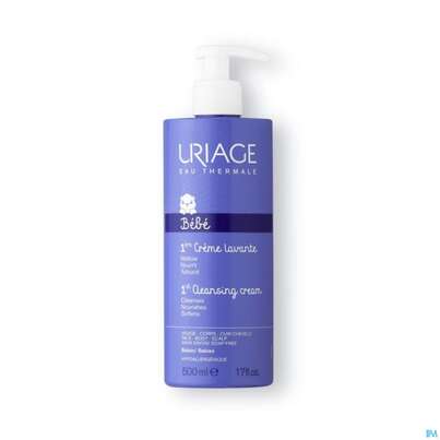 Sie sehen eine Packung Uriage Baby Duschcreme 500ml, Produktbild: 03 Uriage Baby Duschcreme 500ml, A-Nr.: 5617716 - 03