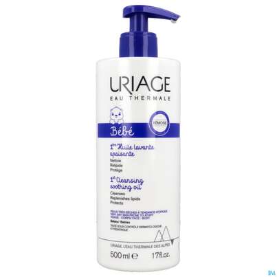 Sie sehen eine Packung Uriage Baby Duschoel Beruhigend 500ml, Produktbild: 01 Uriage Baby Duschoel Beruhigend 500ml, A-Nr.: 5617596 - 01