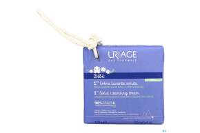 Sie sehen eine Packung Uriage Baby Feste Duschcreme 100g, Produktbild: 01 Uriage Baby Feste Duschcreme 100g, A-Nr.: 5617739 - 01