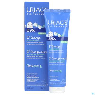 Sie sehen eine Packung Uriage Baby Windelcreme 100ml, Produktbild: 10 Uriage Baby Windelcreme 100ml, A-Nr.: 5617745 - 10