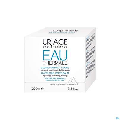 Sie sehen eine Packung Uriage Hydro-aktiv Zart Schmelzender Koerperbalsam 200ml, Produktbild: 05 Uriage Hydro-aktiv Zart Schmelzender Koerperbalsam 200ml, A-Nr.: 5618472 - 05