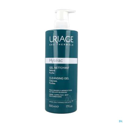 Uriage Hyseac Reinigendes Gel Seifenfrei 500ml, A-Nr.: 5618590 - 04