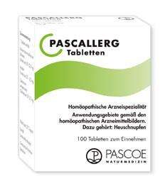 Sie sehen eine Packung PASCALLERG - Tabletten, Produktbild: 01 PASCALLERG - Tabletten, A-Nr.: 3768204 - 01