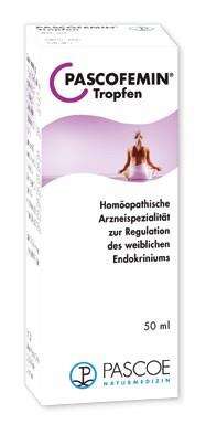 Sie sehen eine Packung PASCOFEMIN® Tropfen, Produktbild: 01 PASCOFEMIN® Tropfen, A-Nr.: 3522325 - 01