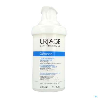 Sie sehen eine Packung Uriage Xemose Reizungslindernde Lipidaufbau-creme 400ml, Produktbild: 06 Uriage Xemose Reizungslindernde Lipidaufbau-creme 400ml, A-Nr.: 5618845 - 06